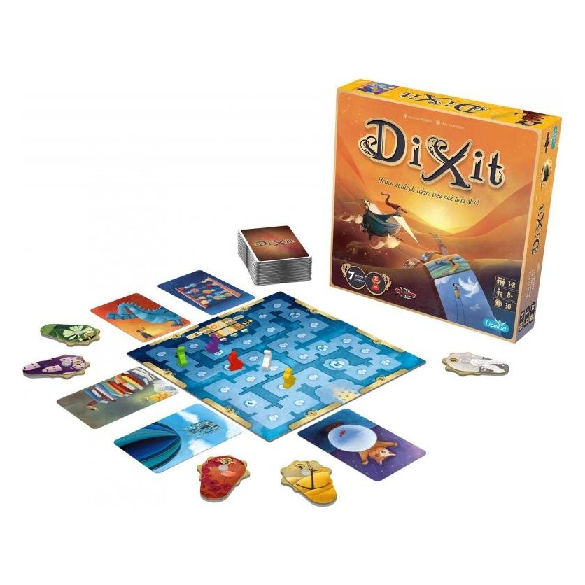 Asmodee Dixit – kreatívna hra s ilustrovanými kartami pre 3–8 hráčov